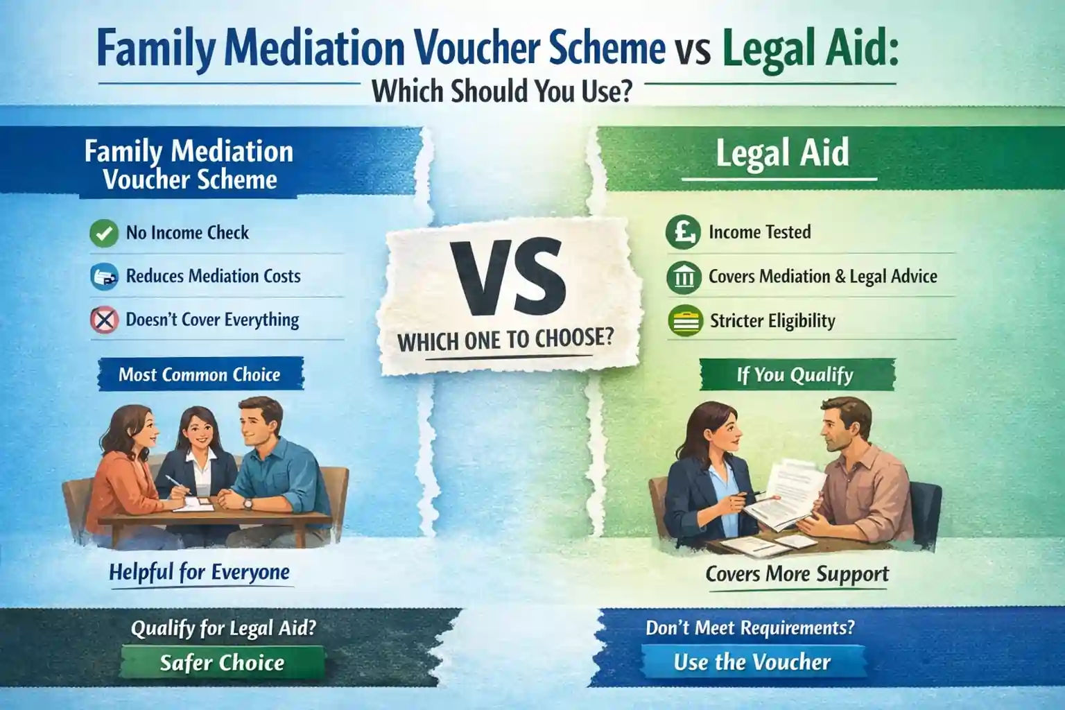 Family Mediation Voucher Scheme vs Legal Aid: Which Should You Use Kendal?