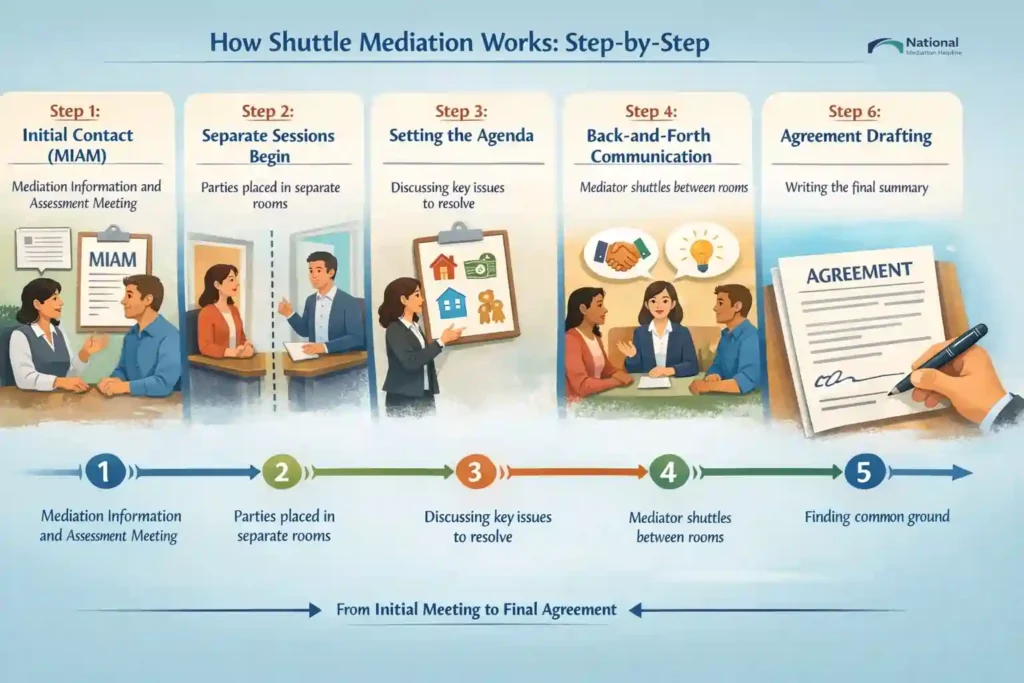 How Shuttle Mediation Works: Step-by-Step Kendal