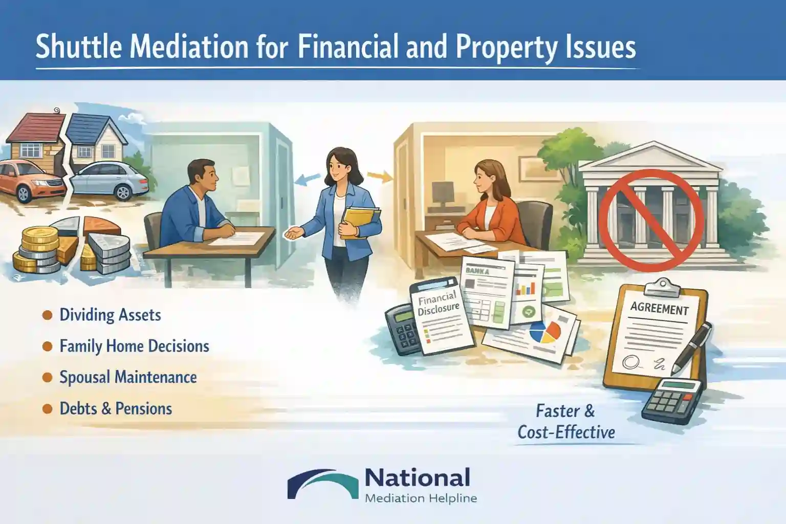 Shuttle Mediation for Financial and Property Issues Kendal